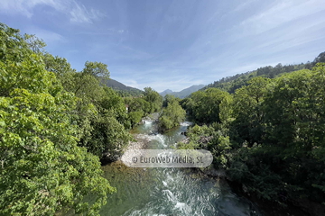 «Puente romano» sobre el río Sella en Cangas de Onís