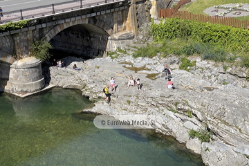 «Puente romano» sobre el río Sella en Cangas de Onís