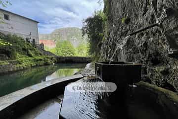 Fuente de los siete caños en Covadonga