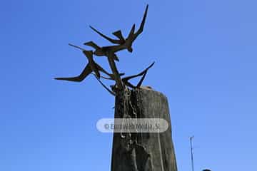 Escultura «Sentimientos» en Gijón