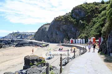 Playa Salinas (Luarca). Playa Salinas