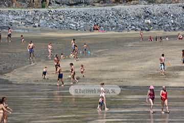 Playa Salinas (Luarca). Playa Salinas