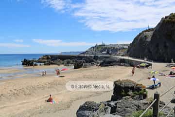 Playa Salinas (Luarca). Playa Salinas