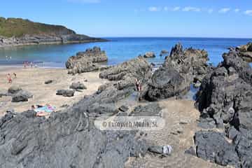 Playa Salinas (Luarca). Playa Salinas