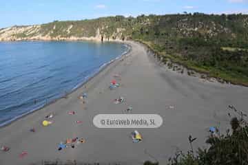 Playa de Barayo (Valdés). Playa de Barayo
