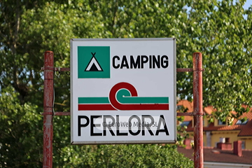 Zona de acampada. Camping Perlora