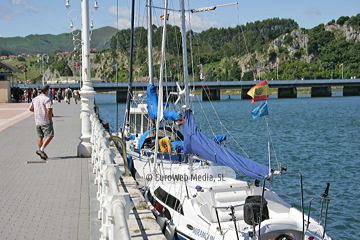 Paseo del Muelle de Ribadesella. Paseo Marítimo Princesa Letizia