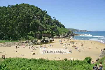 Playa de La Ñora (Villaviciosa). Playa de La Ñora