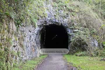 Túneles de la Senda peatonal-Vía verde de Loredo (La Pereda - Loredo - Vega San Pedro). Túneles de la Senda peatonal-Vía verde de Loredo