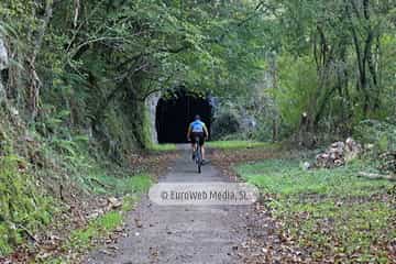 Túneles de la Senda peatonal-Vía verde de Loredo (La Pereda - Loredo - Vega San Pedro). Túneles de la Senda peatonal-Vía verde de Loredo