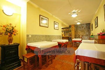 Comedor. Hotel rural Peña Castil