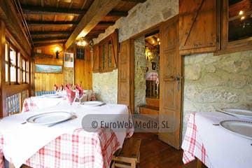 Restaurante. Hotel rural Peña Castil