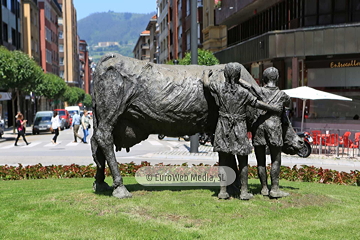 Escultura «¡Adiós Cordera!»