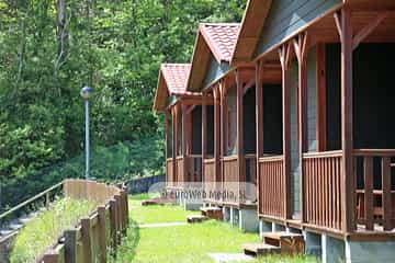 Bungalows. Camping San Pedro de La Ribera