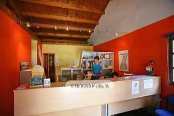 Recepción. Camping San Pedro de La Ribera