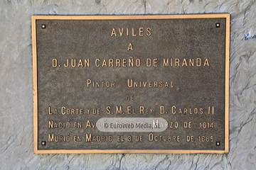 Escultura «Carreño Miranda» en Avilés