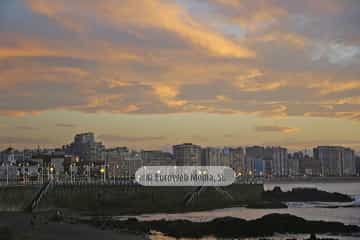 Atardecer en Gijon