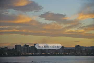 Atardecer en Gijon