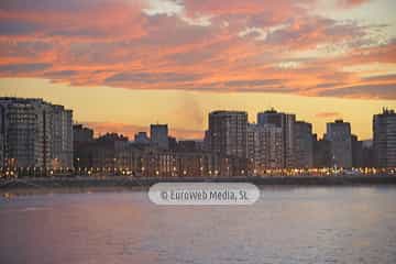Atardecer en Gijon
