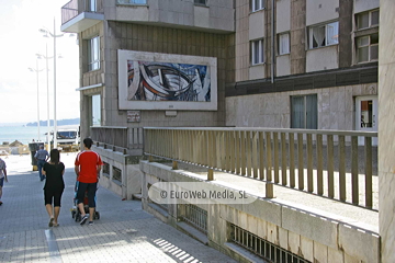 Mural «Barcas» en Candás