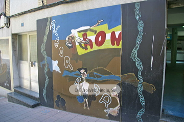 Mural «Alborada» en Candás