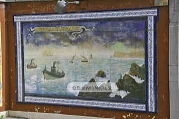 Mural «Estrella de Los Mares» en Candás
