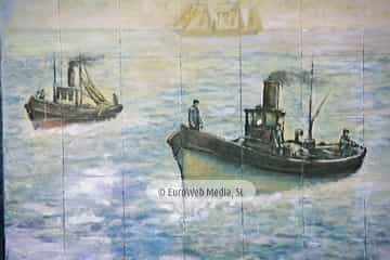 Mural «Estrella de Los Mares» en Candás