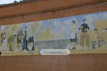 Mural «Tríptico» en Candás