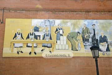 Mural «Tríptico» en Candás