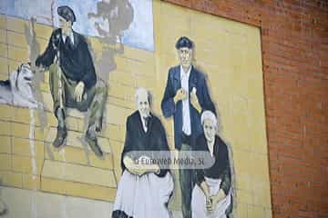 Mural «Tríptico» en Candás