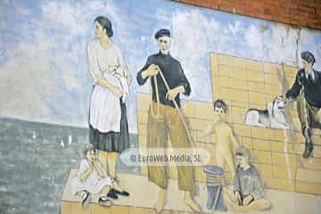 Mural «Tríptico» en Candás