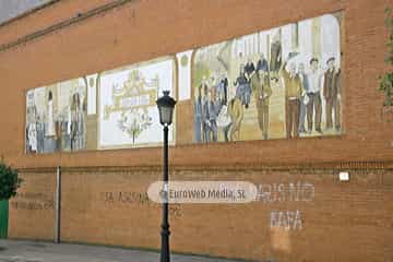 Mural «Trabajos tradicionales de Candás» en Candás