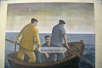 Mural «Elegía al Mar» en Candás
