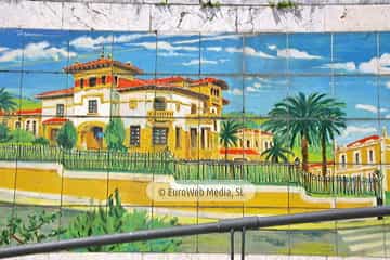 Mural en Candás (parque Les Conserveres, espaldón). Mural en Candás 6