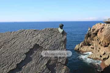 Escultura «Busto de Philippe Cousteau»