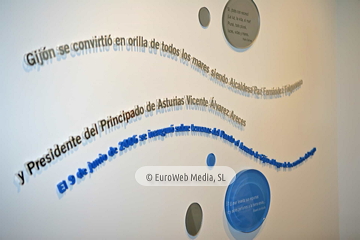Inauguración del Acuario de Gijón