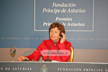 Mary Robinson, Premio Príncipe de Asturias de Ciencias Sociales 2006
