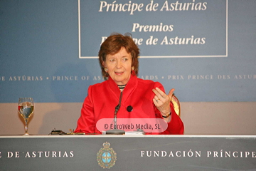 Mary Robinson, Premio Príncipe de Asturias de Ciencias Sociales 2006