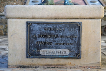 Escultura «La Sardinera» en Lastres