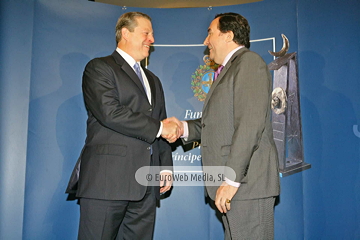 Al Gore, Premio Príncipe de Asturias de Cooperación Internacional 2007