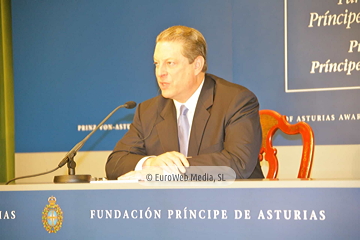 Al Gore, Premio Príncipe de Asturias de Cooperación Internacional 2007