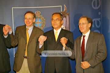 S. Iijima, S. Nakamura, R. Langer, G. M. Whitesides y T. Marks, Premio Príncipe de Asturias de Investigación Científica y Técnica. S. Iijima, S. Nakamura, R. Langer, G. M. Whitesides y T. Marks, Premio Príncipe de Asturias de Investigación Científica y Técnica 2008