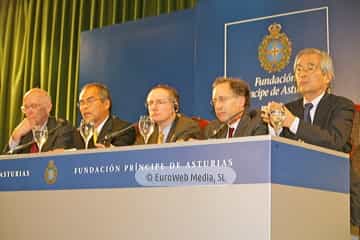 S. Iijima, S. Nakamura, R. Langer, G. M. Whitesides y T. Marks, Premio Príncipe de Asturias de Investigación Científica y Técnica. S. Iijima, S. Nakamura, R. Langer, G. M. Whitesides y T. Marks, Premio Príncipe de Asturias de Investigación Científica y Técnica 2008