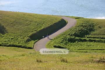 Sendero litoral de la costa este de Gijón