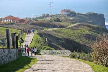 Sendero litoral de la costa este de Gijón