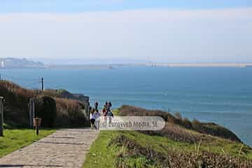 Sendero litoral de la costa este de Gijón