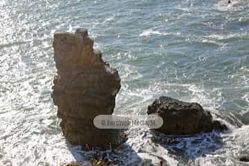 Sendero litoral de la costa este de Gijón