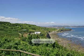 Sendero litoral de la costa este de Gijón