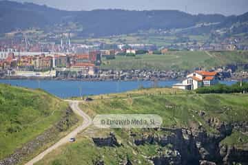 Sendero litoral de la costa este de Gijón