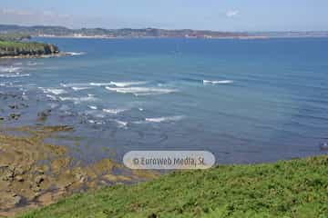 Sendero litoral de la costa este de Gijón